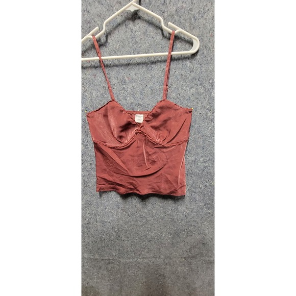 No Boundaries Tops - No Boundaries Women's Woven Cami W/Box Wild Ginger Size L (12-14)